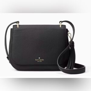 Kate Spade Black Pebbled Leather Crossbody Bag